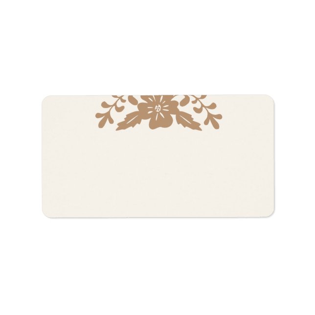 Blank | Vintage Library Label (Front)