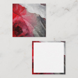 Blank Watercolor Business Card