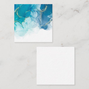 Blank Watercolor Business Card