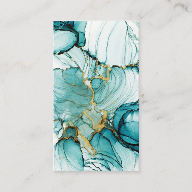 Blank Watercolor Business Card (Front)