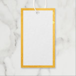 Blank Wedding Advice and Wishes Gold Foil Gift Tag<br><div class="desc">Add a personal touch to your wedding with a wedding advice and wishes gold foil tag card.
This advice card features real gold foil border on white background.

Perfect for wedding,  baby shower,  birthday party,  bridal shower,  bachelorette party and any special occasions.</div>