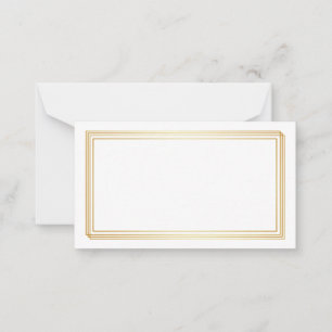 Blank Wedding Advice Cards, Wife, Mummy White Gold