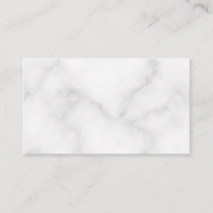 Blank White Marble Wedding Place Card