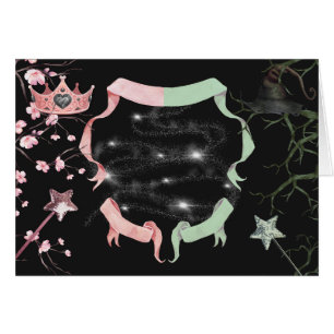 Blank Wicked Theme Tent Food Card