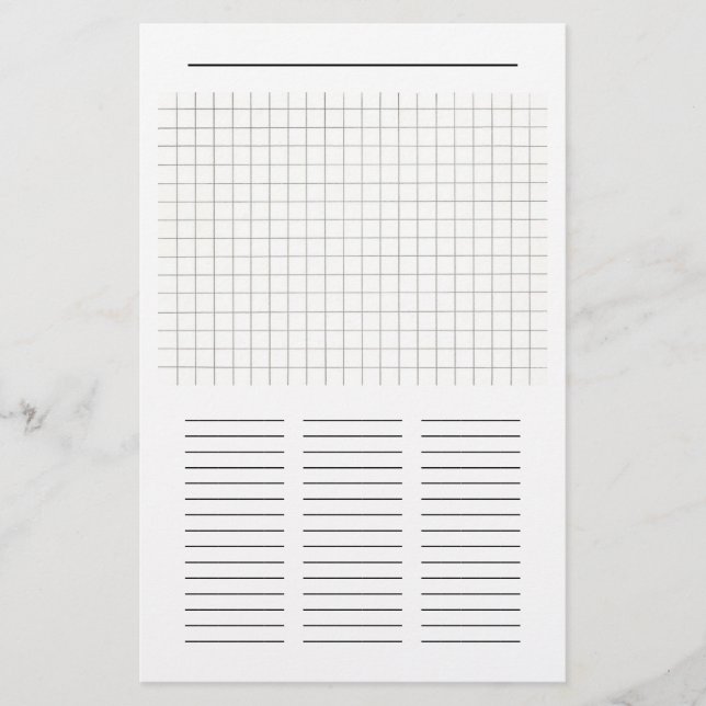 Blank Word Search Puzzle Paper to fill in (Front)