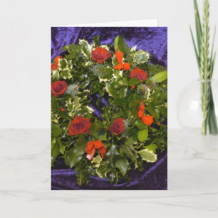 BLANK WREATH CARD