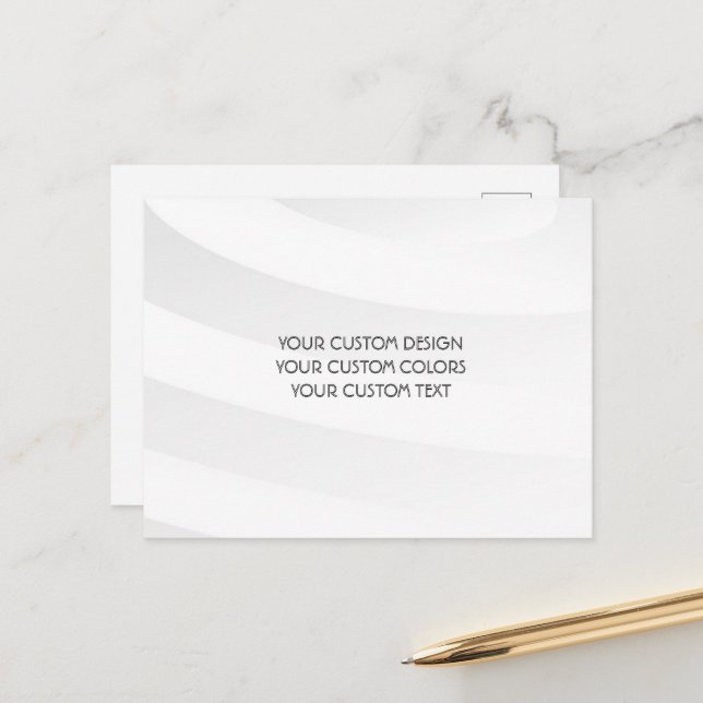 BLANK Your Custom Design -  Postcard (Front/Back In Situ)