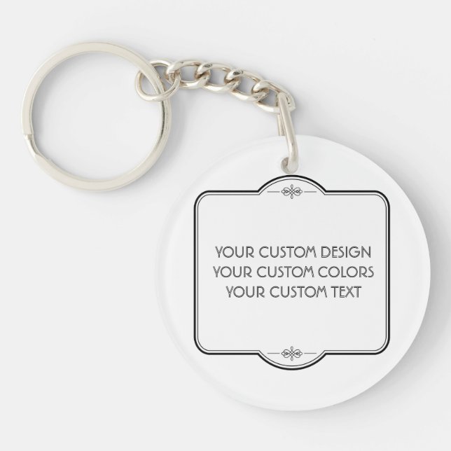 BLANK Your Design Here - Keychain (Front)
