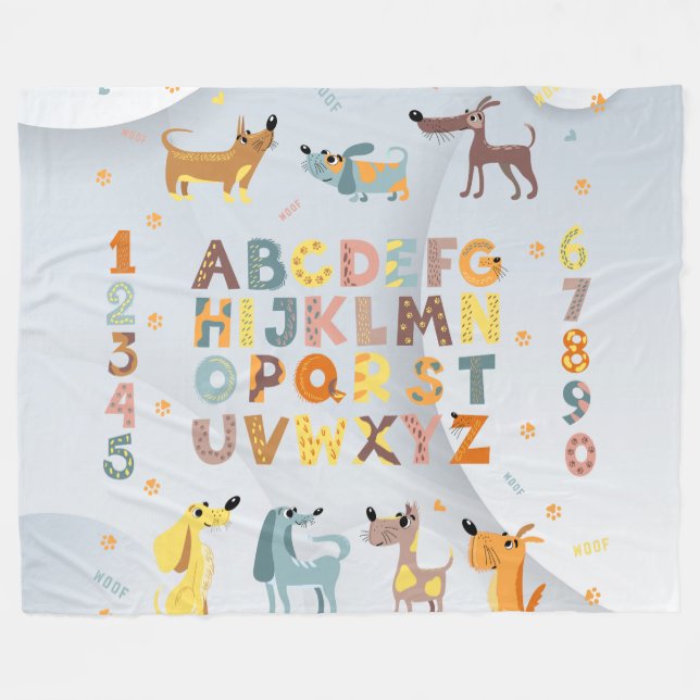 Blanket - ABC letters (Front (Horizontal))