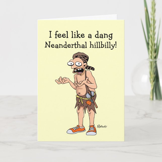 Blanket Apology Belated Birthday Card (Front)