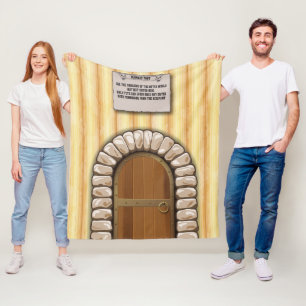 Blanket Fort™ Front Door Fleece Blanket