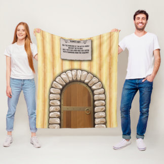 Blanket Fort™ Front Door Fleece Blanket