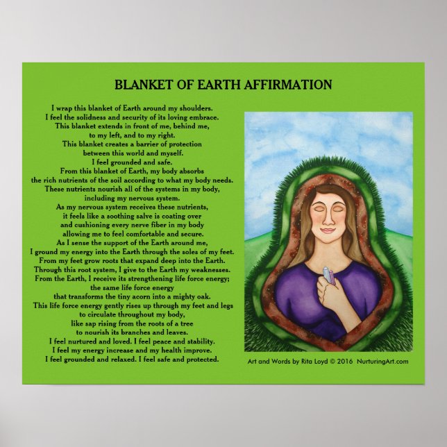 Blanket of Earth by Rita Loyd Poster (Front)