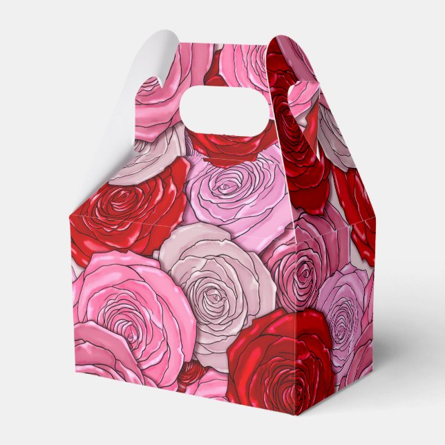 Blanket of Roses Favour Box (Front Side)
