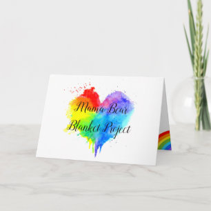 Blanket Project Folded Note Card