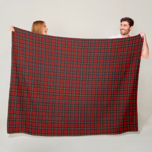 Blanket - Red Tartan Macpherson Clan (L)