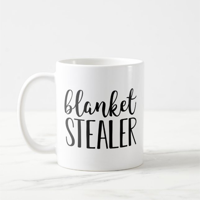 Blanket Stealer Coffee Mug (Left)