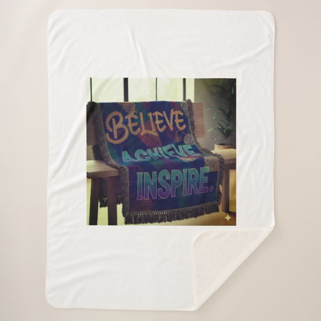 ''blankets home use and gift'' sherpa blanket (Front)