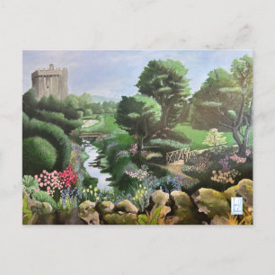 Blarney Castle Gardens Ireland Postcard