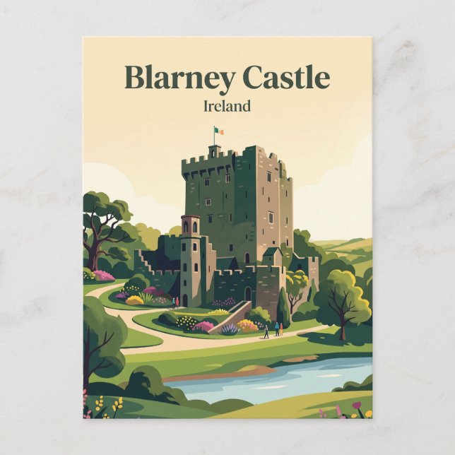 Blarney Castle Ireland Postcard (Front)