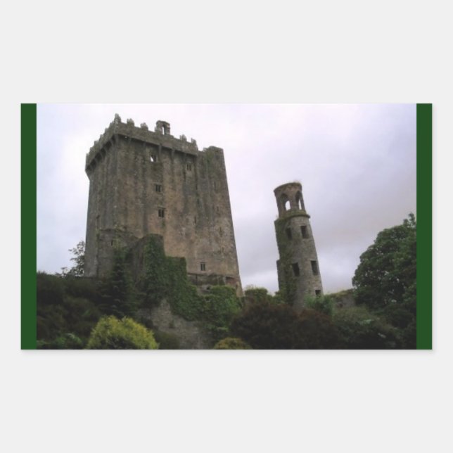 Blarney Castle Rectangular Sticker (Front)