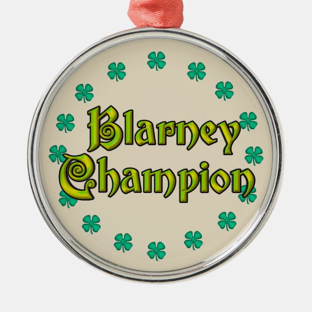 Blarney Champion medal Metal Ornament (Front)