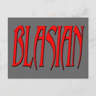 Blasian Postcard