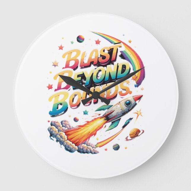 BLAST BEYOND Bounds Clock  (Front)