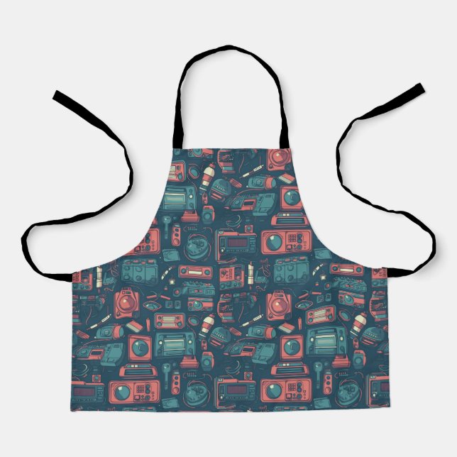 Blast From the Past: 80's Tech Apron (Front)