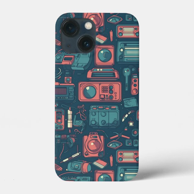 Blast From the Past: 80's Tech Case-Mate iPhone Case (Back)