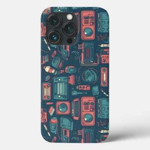 Blast From the Past: 80's Tech iPhone 13 Pro Case