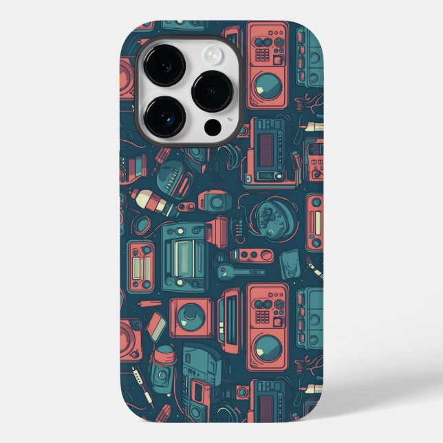 Blast From the Past: 80's Tech Case-Mate iPhone Case (Back)