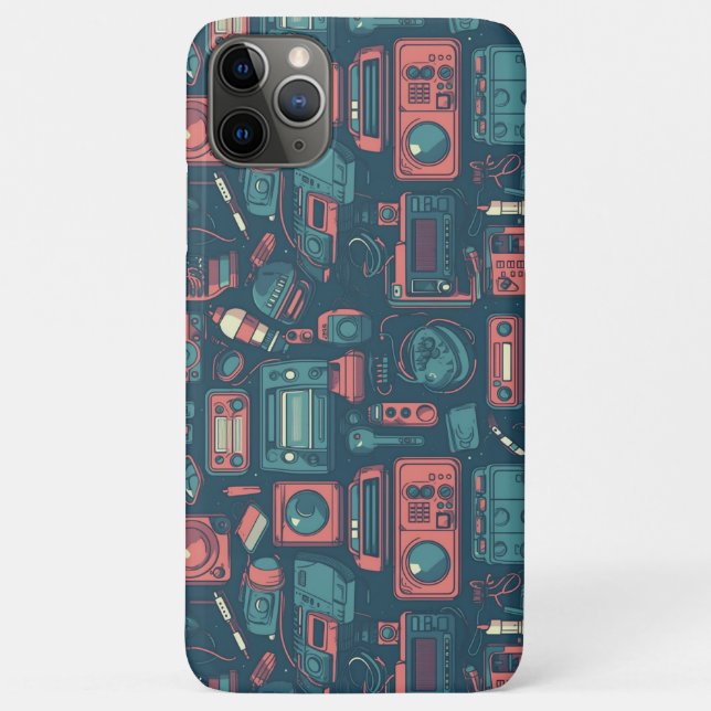 Blast From the Past: 80's Tech Case-Mate iPhone Case (Back)