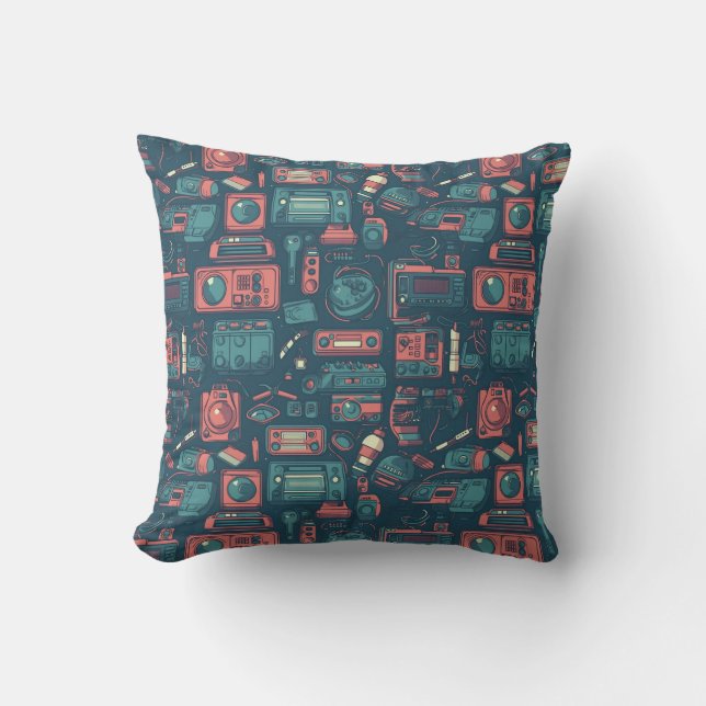 Blast From the Past: 80's Tech Cushion (Front)
