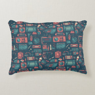 Blast From the Past: 80's Tech Decorative Cushion