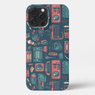 Blast From the Past: 80's Tech iPhone 13 Pro Max Case