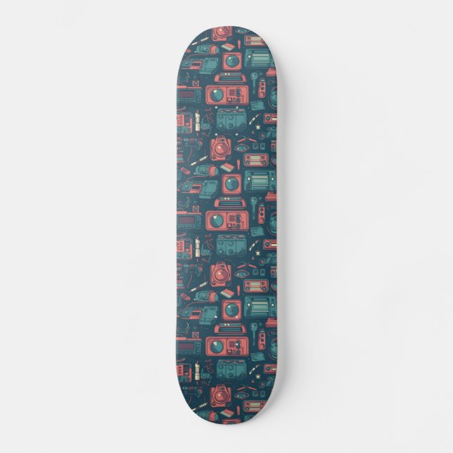 Blast From the Past: 80's Tech Skateboard (Front)