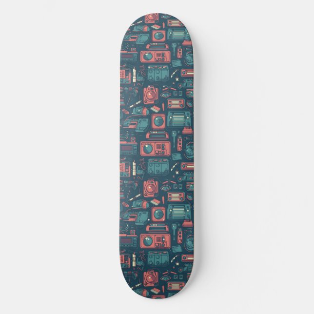 Blast From the Past: 80's Tech Skateboard (Front)