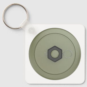 Blast land mine key ring