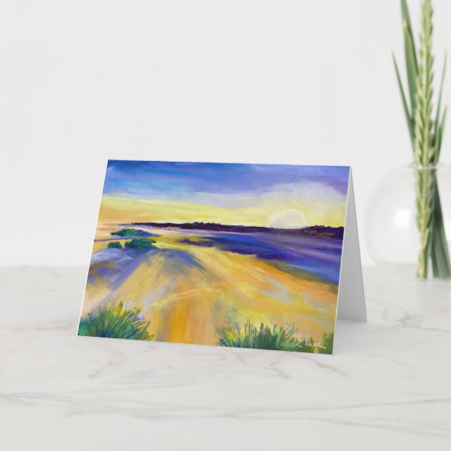 "Blast of Sunrays" Blank Note Card (Front)