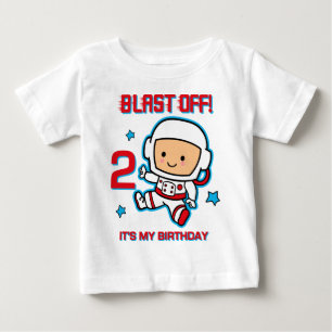 Blast Off 2nd Birthday T-Shirt