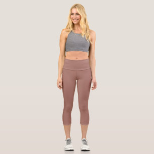 Blast-off bronze (solid colour) capri leggings