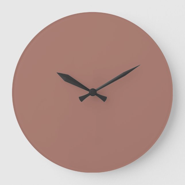 Blast-off bronze  (solid colour)  large clock (Front)