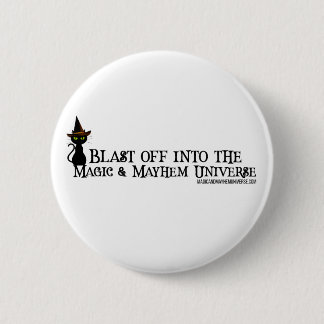 Blast Off Buttons! 6 Cm Round Badge