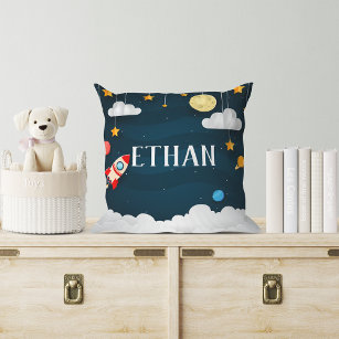 Blast Off | Personalised Outer Space Cushion