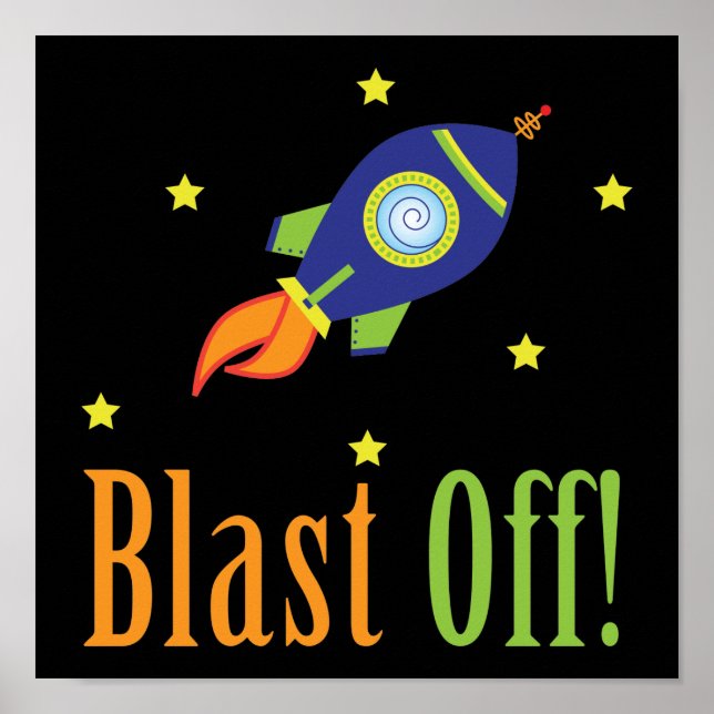 Blast Off Poster (Front)