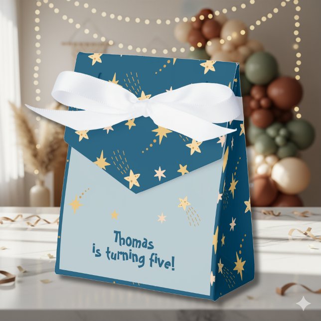 Blast off rocket adventure kids birthday favour box (Creator Uploaded)