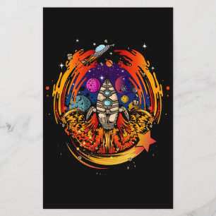 Blast Off Spaceship
