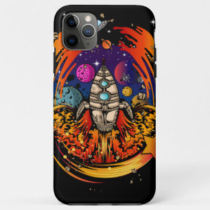 Blast Off Spaceship iPhone 11 Pro Max Case