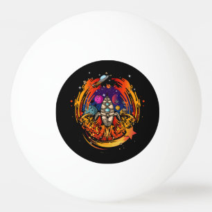 Blast Off Spaceship Ping Pong Ball